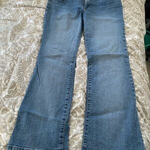 Duplex washed denim jeans - size 12